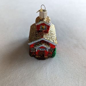 Old World Christmas School House Ornament